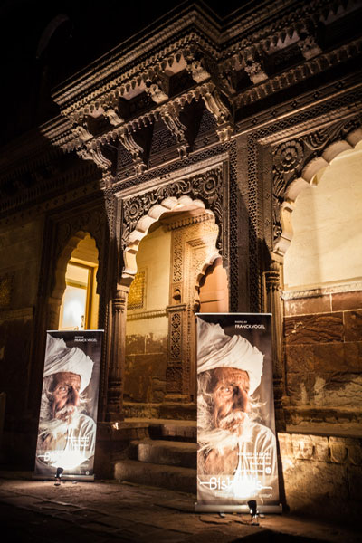 Exposition Bishnois de Franck Vogel au Fort Mehrangadh à Jodhpur