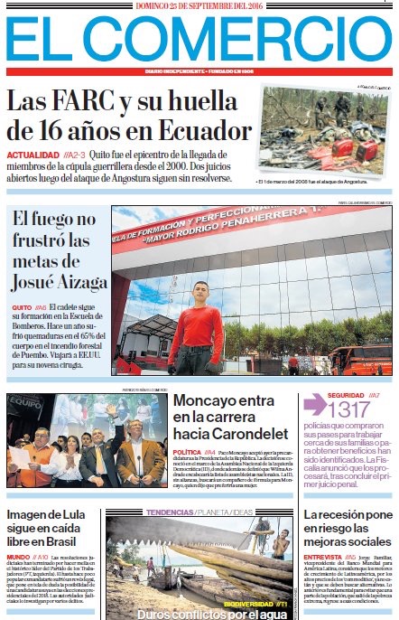 El Comercio - Livre "Fleuves Frontières"